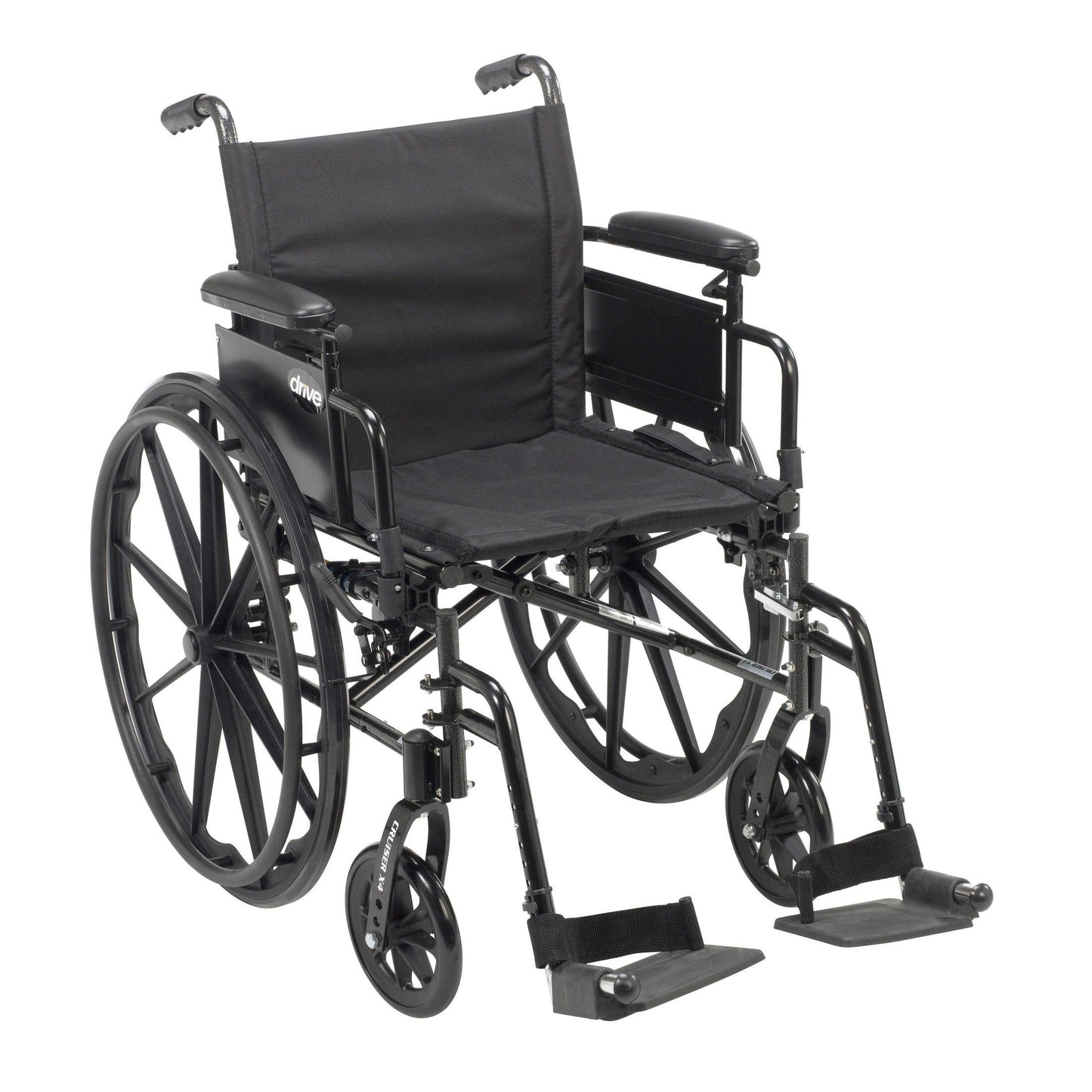 Drive Medical Cruiser X4 Lightweight Dual Axle Wheelchair - DM-CX418ADFASF