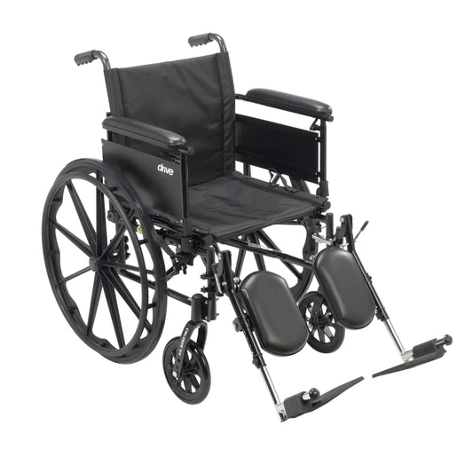 Drive Medical Cruiser X4 Lightweight Dual Axle Wheelchair - DM-CX418ADFASF