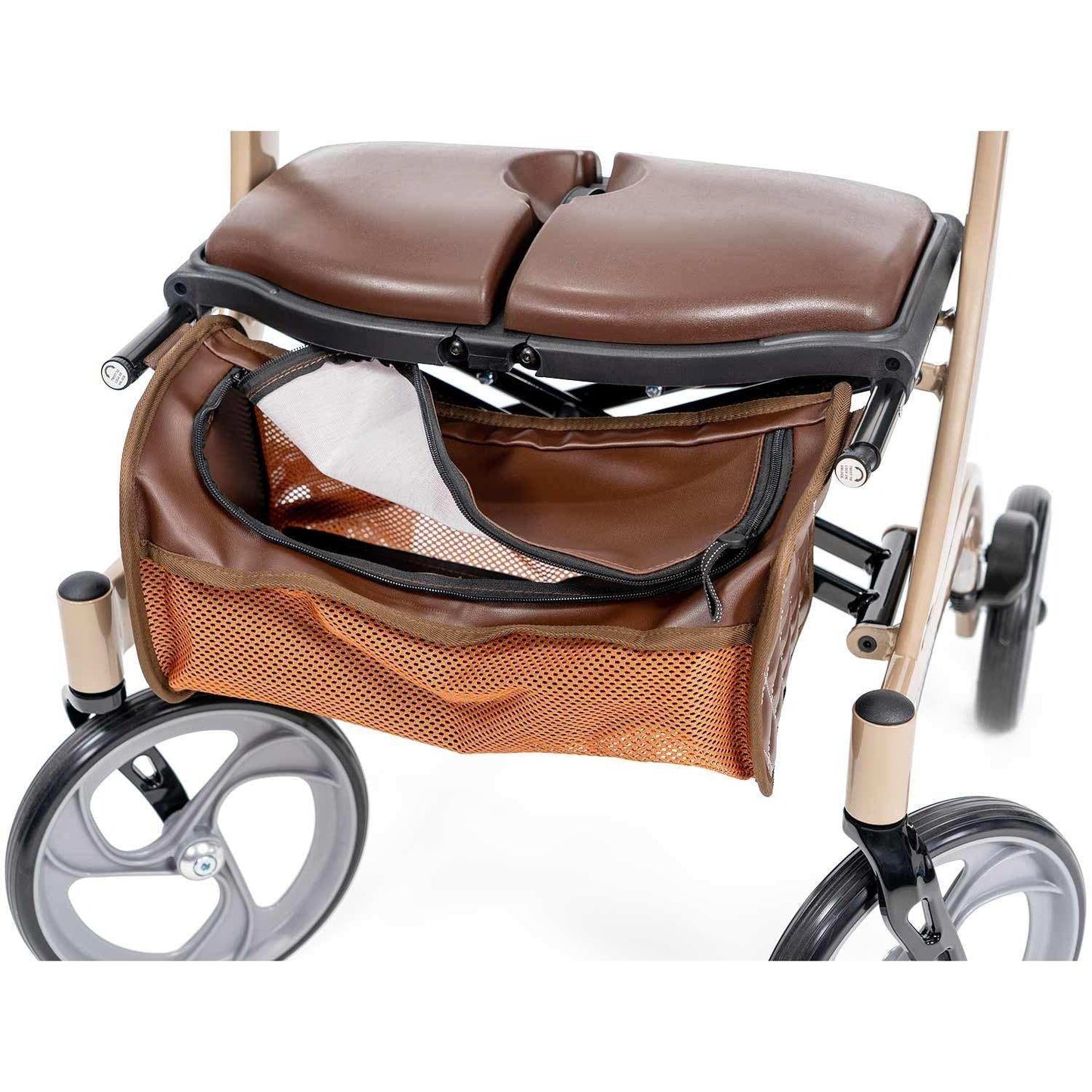 Drive Medical Nitro DLX Euro Style Rollator Rolling Walker - DM-RTL10266CHHS