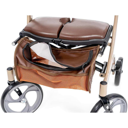 Drive Medical Nitro DLX Euro Style Rollator Rolling Walker - DM-RTL10266CHHS