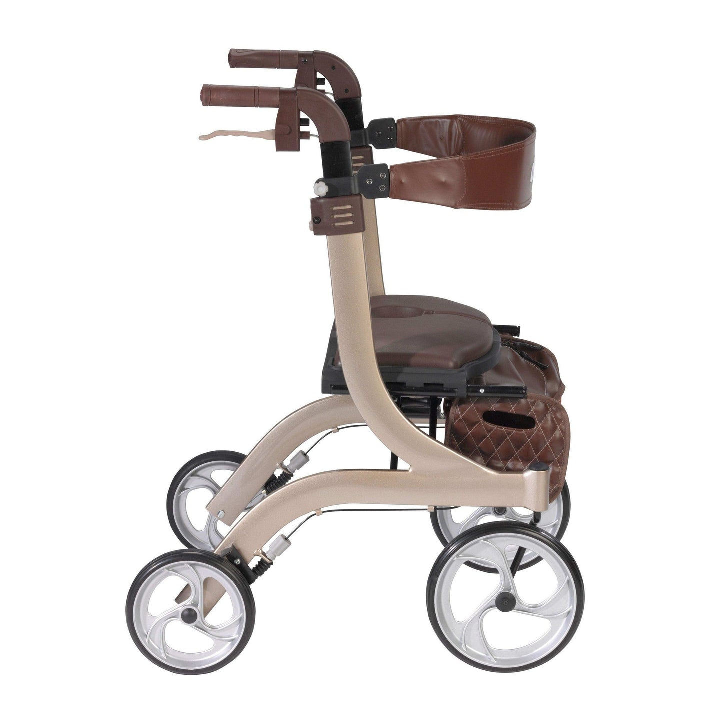 Drive Medical Nitro DLX Euro Style Rollator Rolling Walker - DM-RTL10266CHHS