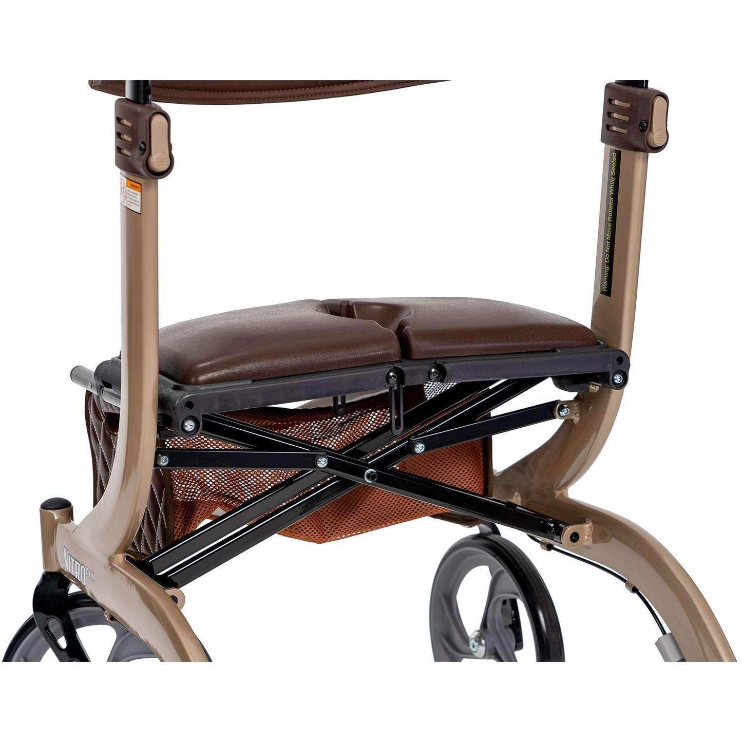 Drive Medical Nitro DLX Euro Style Rollator Rolling Walker - DM-RTL10266CHHS