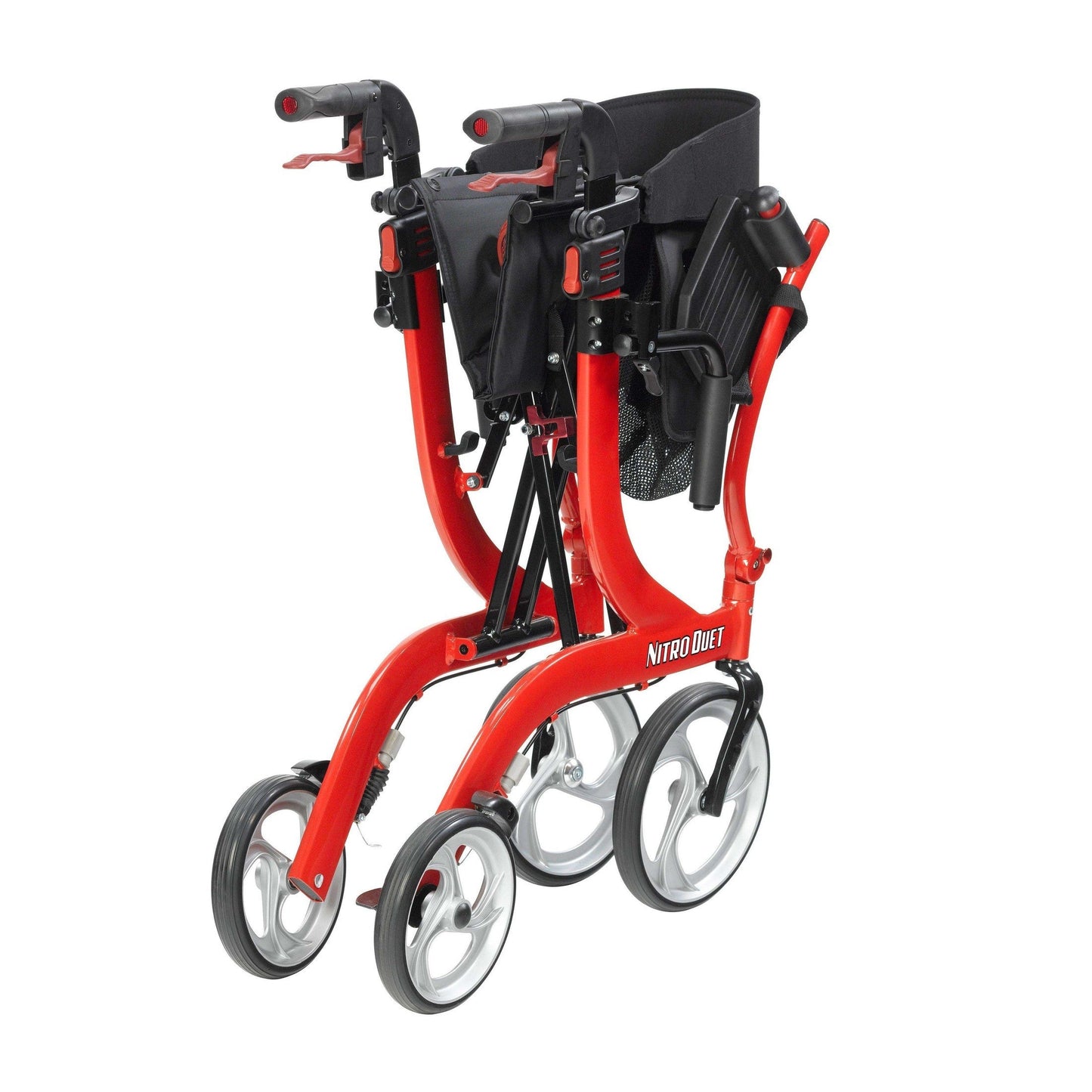 Drive Medical Nitro Duet Transport Chair and Rollator Walker - DM-RTL10266DT