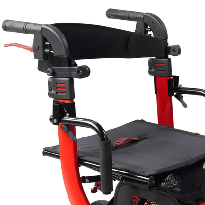 Drive Medical Nitro Duet Transport Chair and Rollator Walker - DM-RTL10266DT