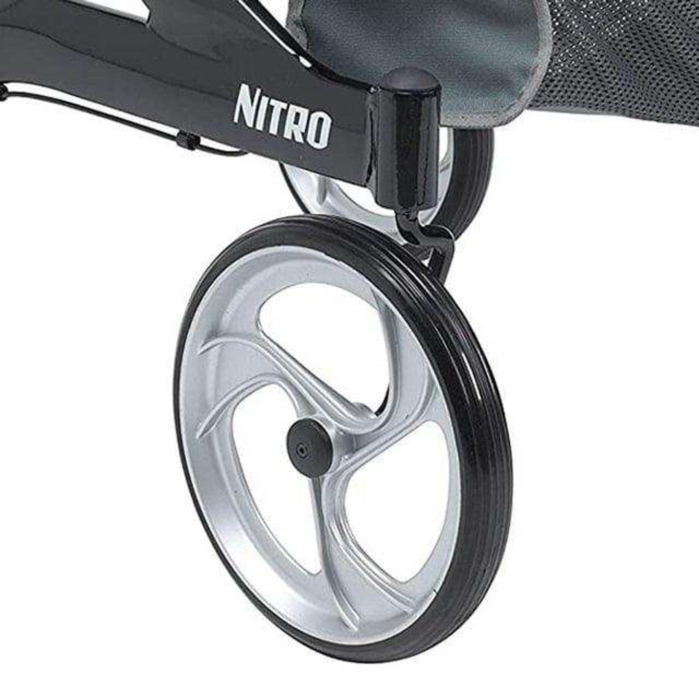 Drive Medical Nitro Euro Style Rollator Walker Hemi Height 10" Casters - DM-RTL10266BKH