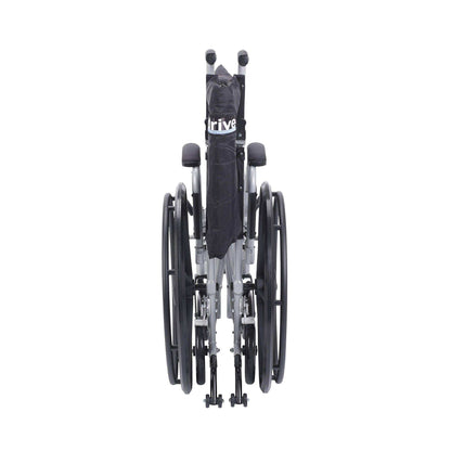 Drive Medical Poly Fly Lightweight Transport Chair Wheelchair - DM-TR18