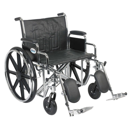Drive Medical Sentra EC Heavy Duty Wheelchair - DM-STD20ECDFAHDSF