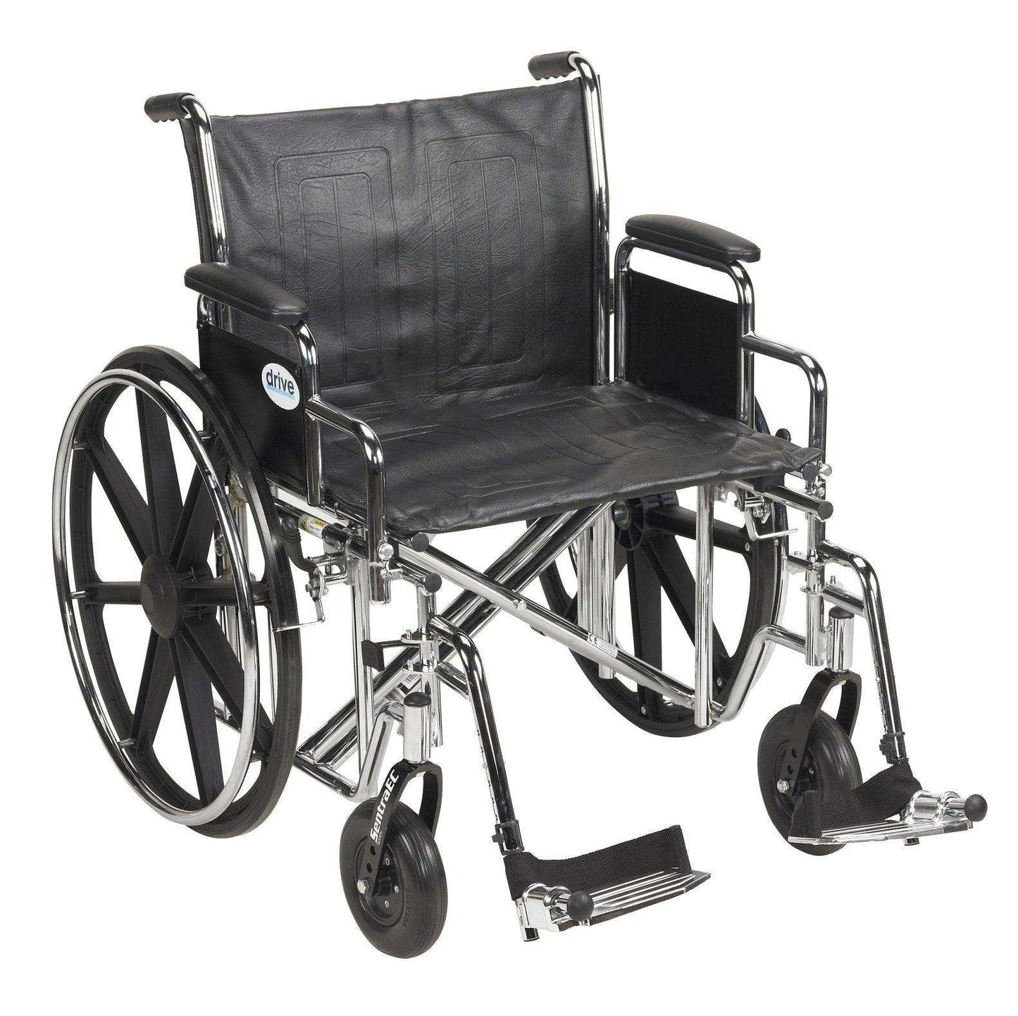 Drive Medical Sentra EC Heavy Duty Wheelchair - DM-STD20ECDFAHDSF