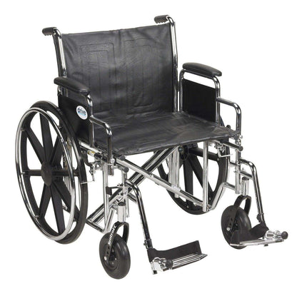Drive Medical Sentra EC Heavy Duty Wheelchair - DM-STD20ECDFAHDSF