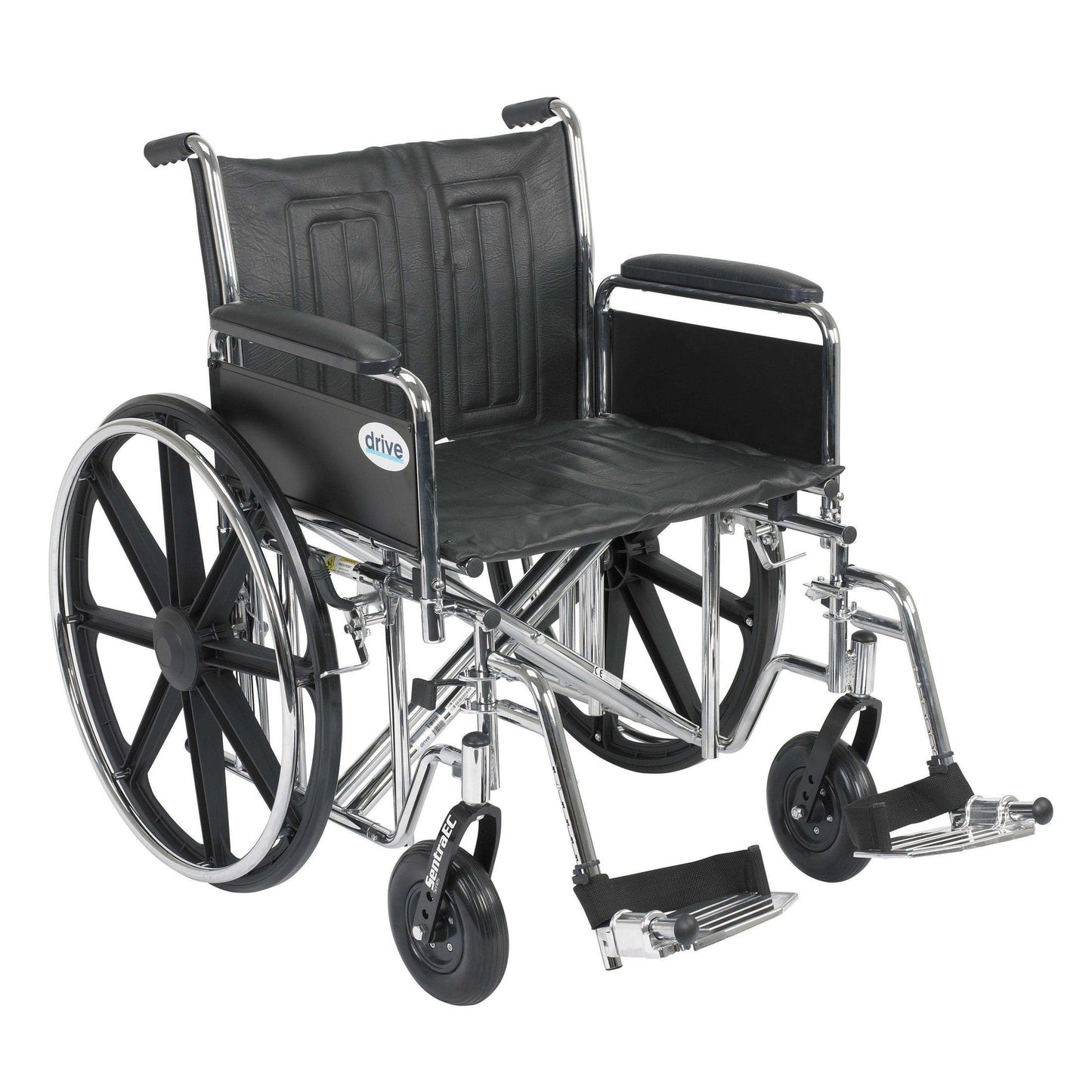 Drive Medical Sentra EC Heavy Duty Wheelchair - DM-STD20ECDFAHDSF