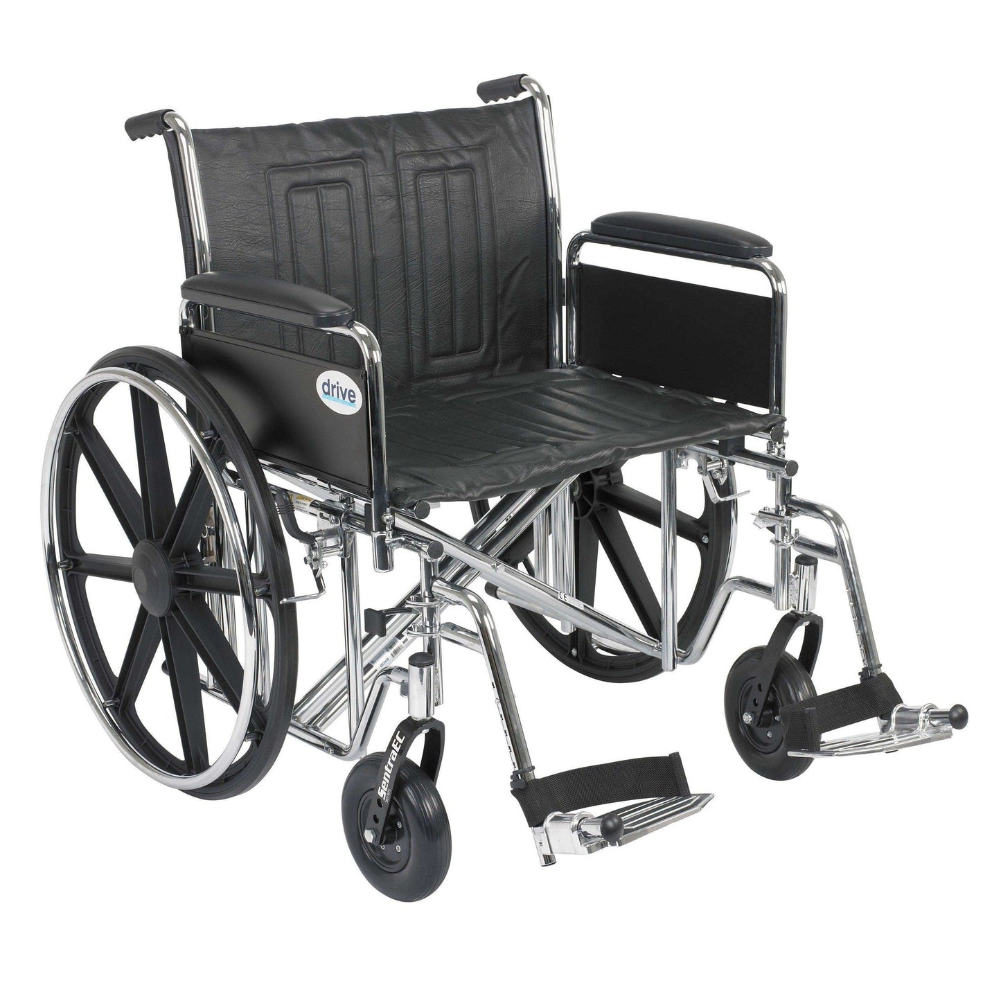 Drive Medical Sentra EC Heavy Duty Wheelchair - DM-STD20ECDFAHDSF