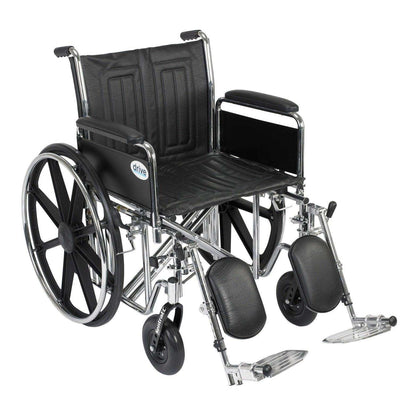 Drive Medical Sentra EC Heavy Duty Wheelchair - DM-STD20ECDFAHDSF
