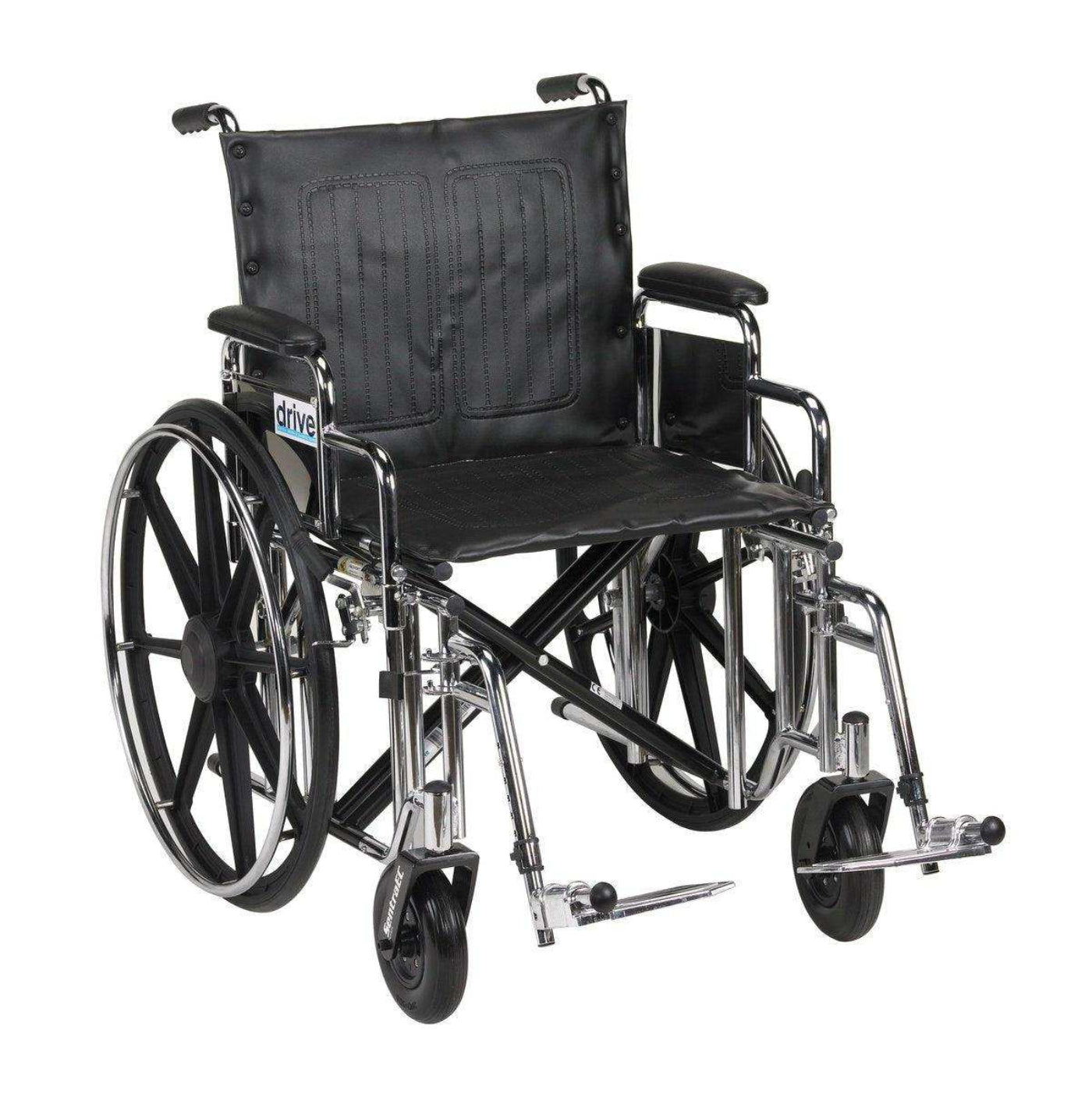 Drive Medical Sentra Extra Heavy Duty Wheelchair - Wheelchair