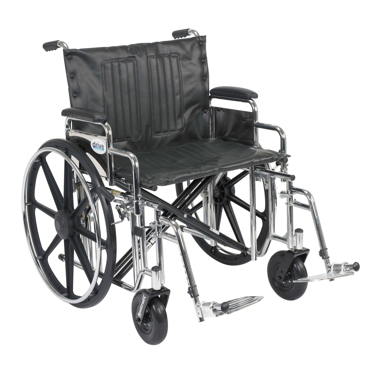 Drive Medical Sentra Extra Heavy Duty Wheelchair - Wheelchair