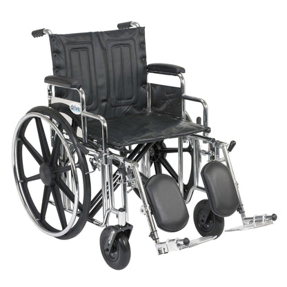 Drive Medical Sentra Extra Heavy Duty Wheelchair - Wheelchair