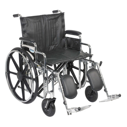 Drive Medical Sentra Extra Heavy Duty Wheelchair - Wheelchair