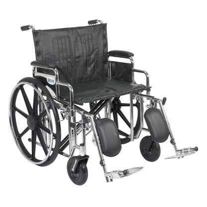 Drive Medical Sentra Extra Heavy Duty Wheelchair - Wheelchair