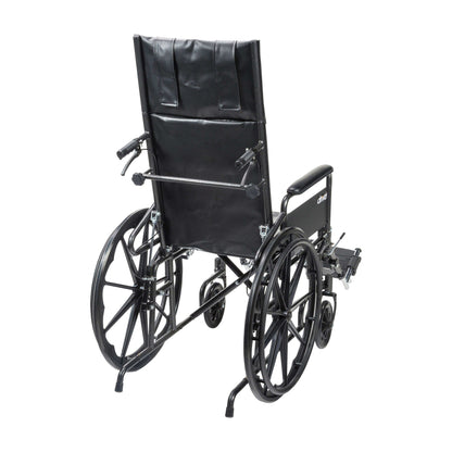 Drive Medical Silver Sport Full-Reclining Wheelchair - DM-SSP16RBDFAV