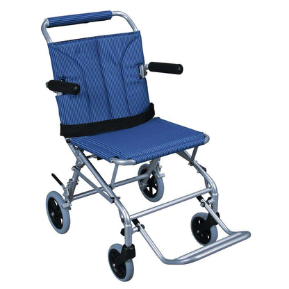 Drive Medical Super Light Folding Transport Wheelchair with Carry Bag - DM-SL18