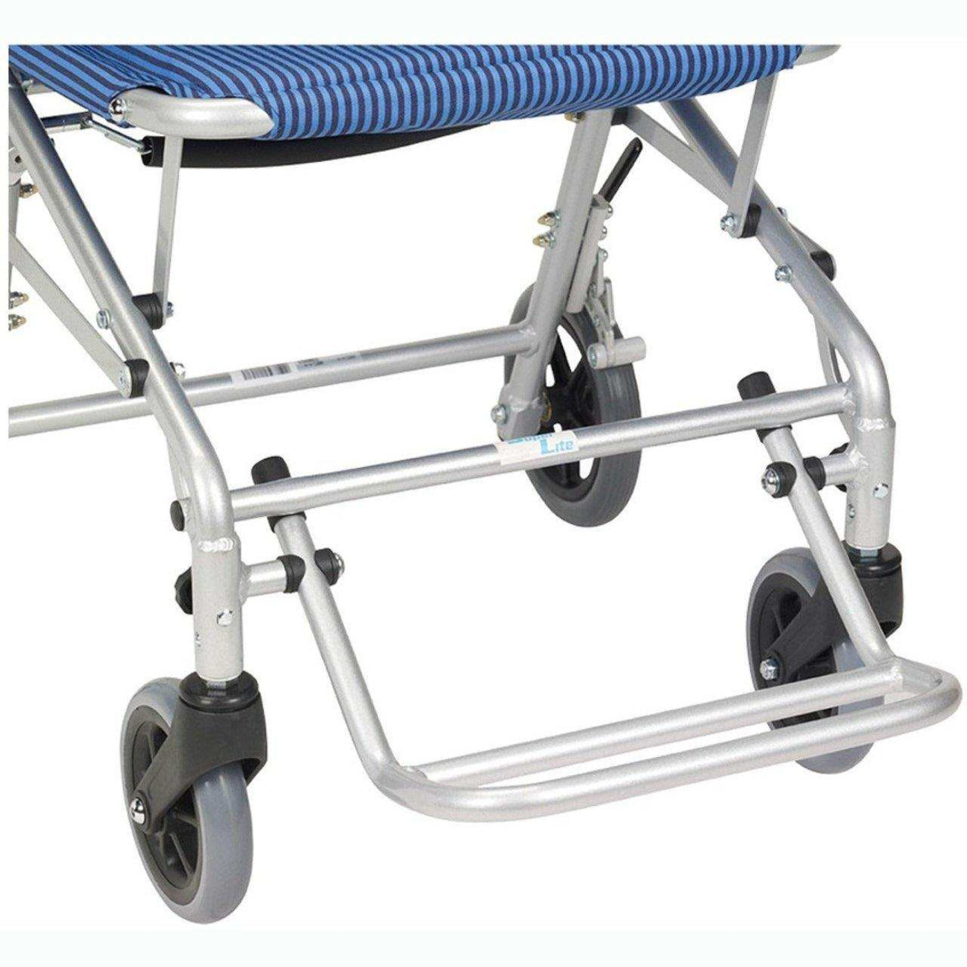 Drive Medical Super Light Folding Transport Wheelchair with Carry Bag - DM-SL18