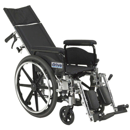 Drive Medical Viper Plus GT Full Reclining Wheelchair - DM-PLA416RBDFA