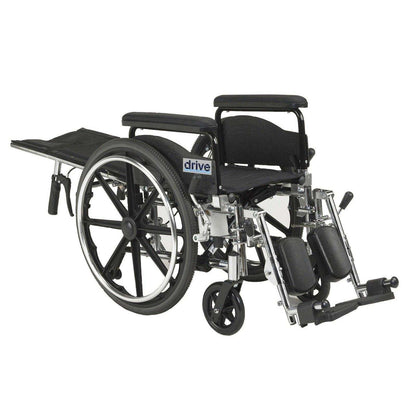 Drive Medical Viper Plus GT Full Reclining Wheelchair - DM-PLA416RBDFA
