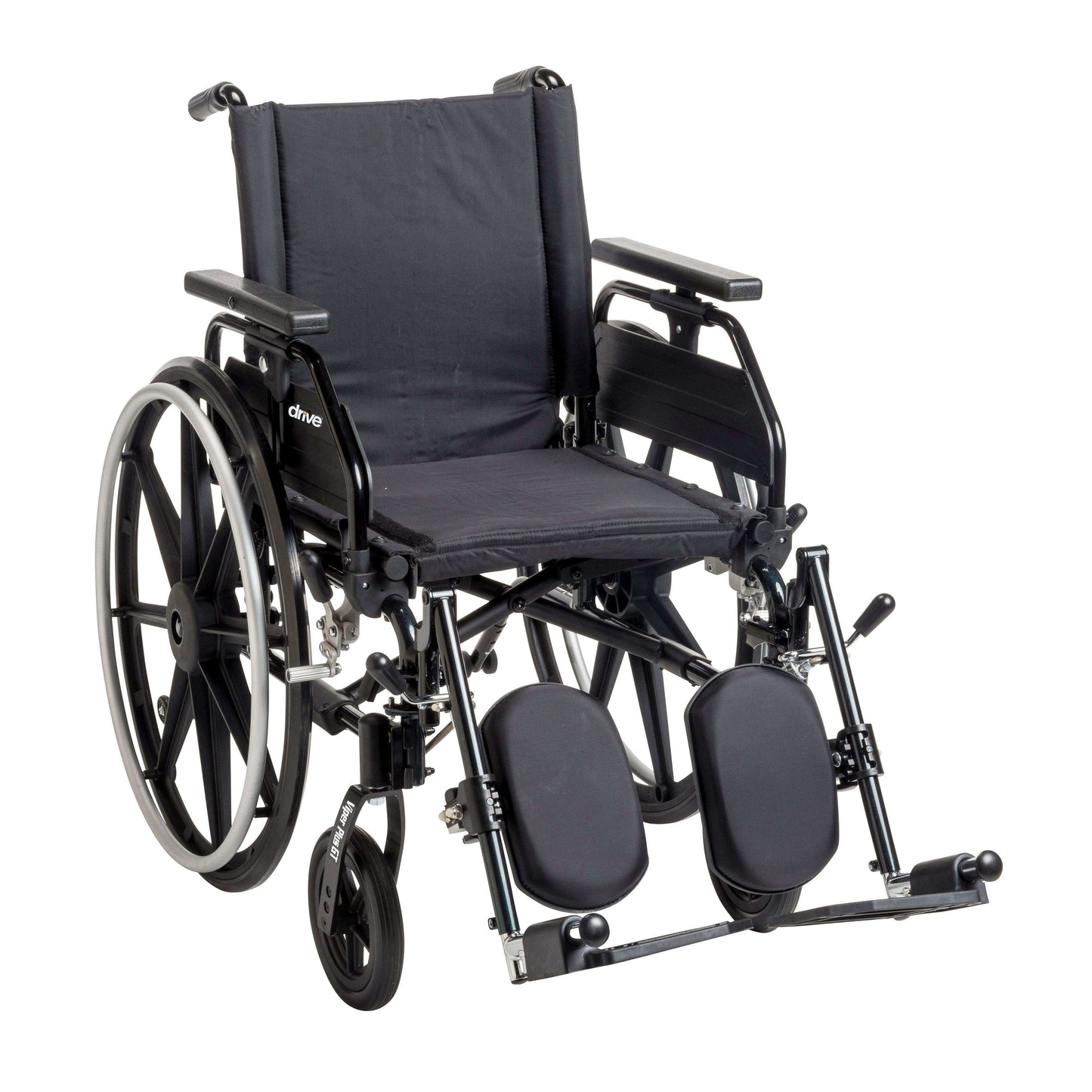 Drive Medical Viper Plus GT Wheelchair with Universal Armrests - DM-PLA416FBUARADELR