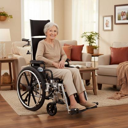 Drive Medical Viper Plus Light Weight Reclining Wheelchair - DM-PL412RBDDA