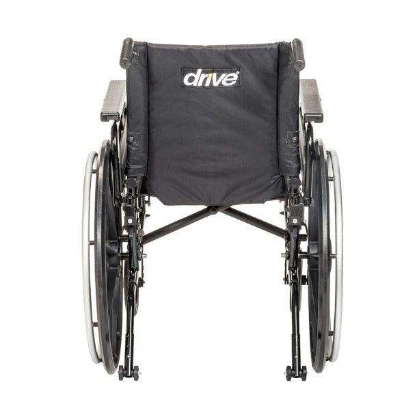 Drive Medical Viper Wheelchair with Flip Back Removable Arms - DM-L412DDASF