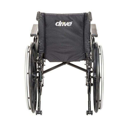Drive Medical Viper Wheelchair with Flip Back Removable Arms - DM-L412DDASF