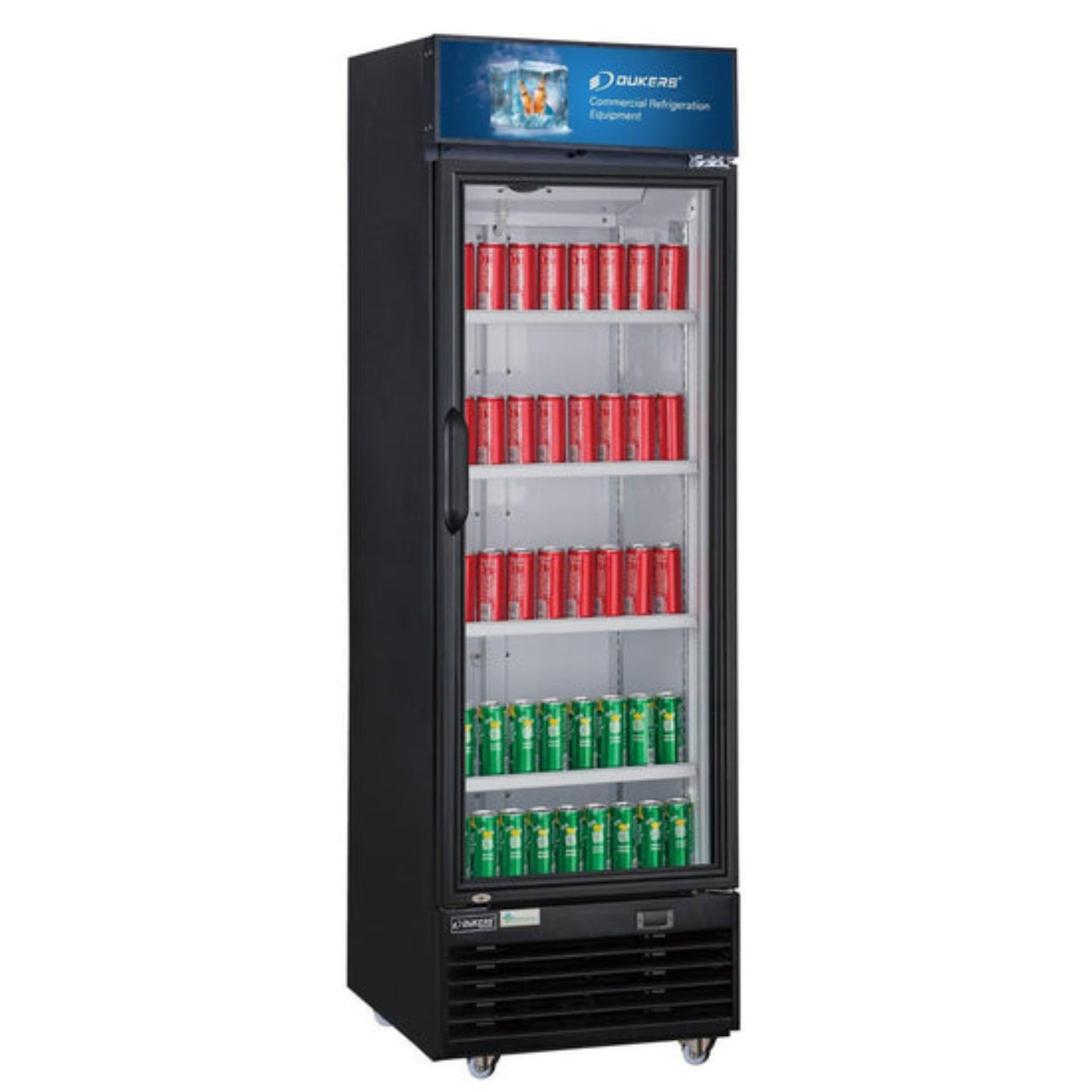 Chef AAA   Commercial 28" 1 Glass Door Merchandiser Refrigerator 14.72cu.ft. NSF - DSM-15R