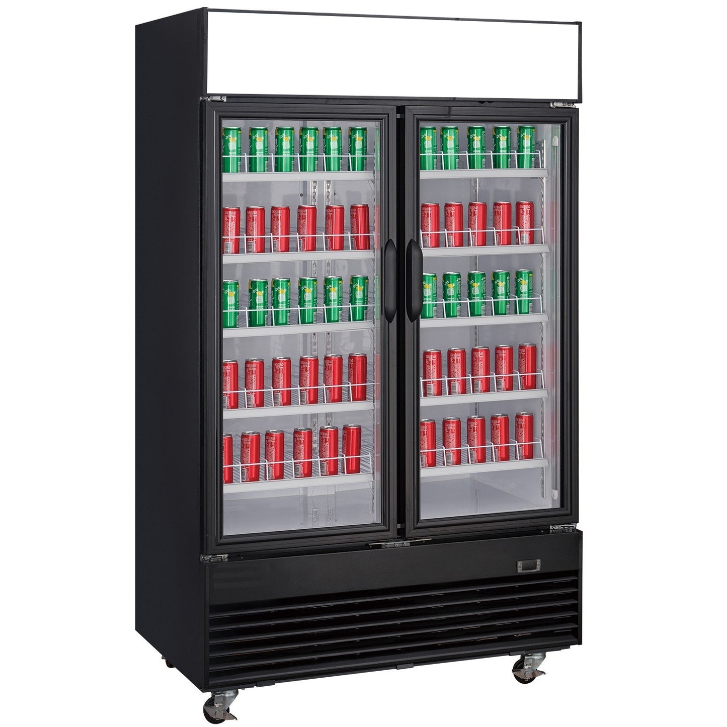 Chef AAA - TSM41R Commercial 47" 2 Glass Door Refrigerator 41.2 cu. ft. - TSM41R