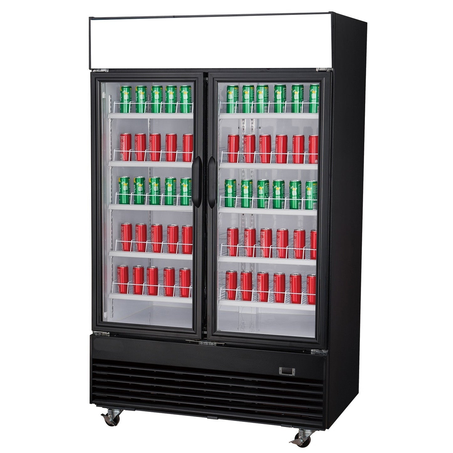 Chef AAA - TSM33R Commercial 39" 2 Glass Door Merchandiser Refrigerator 33.5 cu.ft. - TSM33R