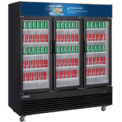 Chef AAA  Commercial 3 Glass Door Merchandiser Refrigerator 69.4 cu.ft. NSF - DSM-69R