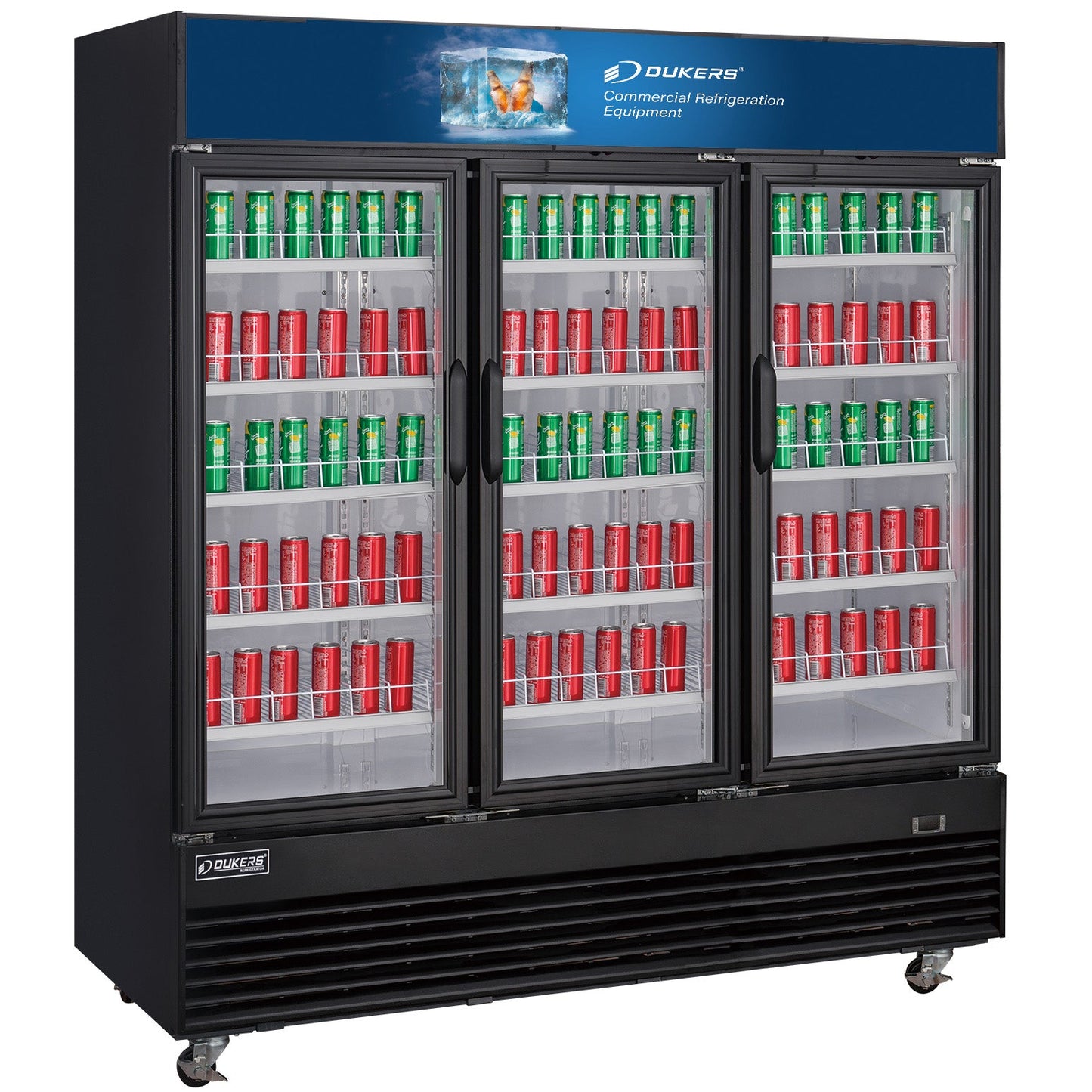 Chef AAA  Commercial 3 Glass Door Merchandiser Refrigerator 69.4 cu.ft. NSF - DSM-69R