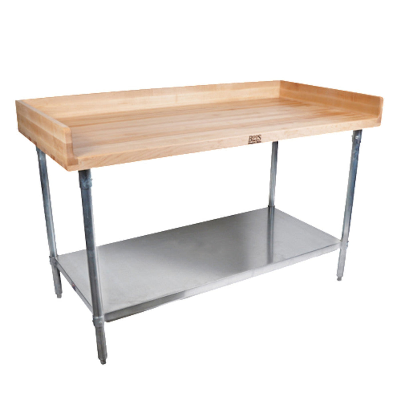 John Boos DNS11 Baker's Top 96" W x 30" D Work Table - JBDNS11