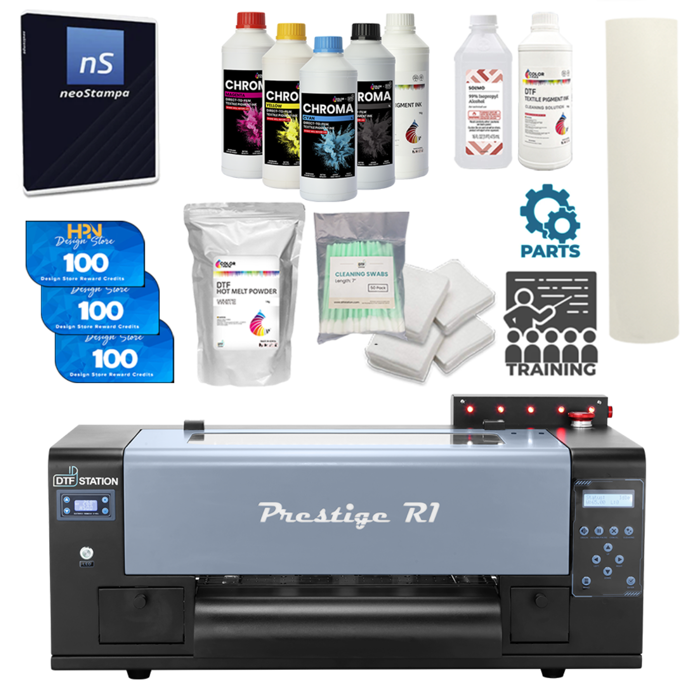 DTF Station Prestig Printer with Supply Bundle - BNDL-PRESTIGE-R1-V-QG