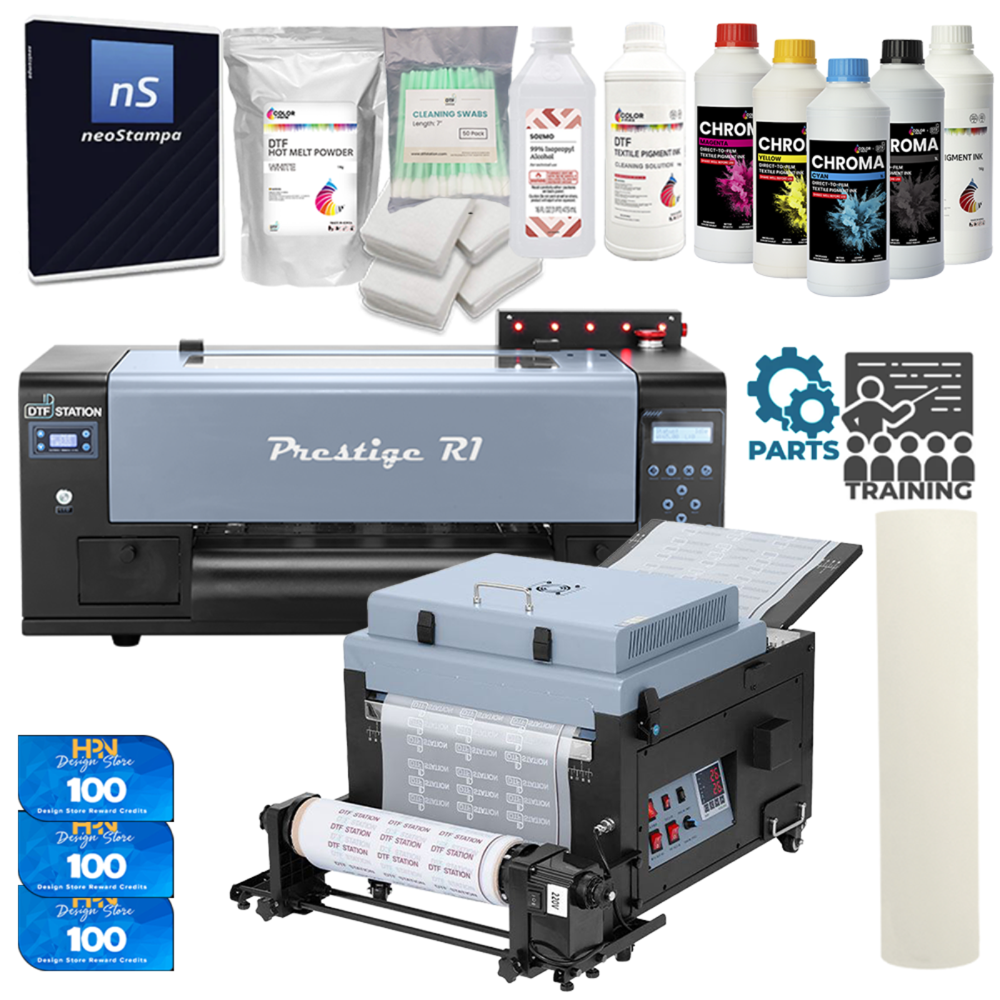 DTF Station Prestige Printer Miro Bundle - BNDL-DTFS-PRR1-SHAKER-13-V-QG