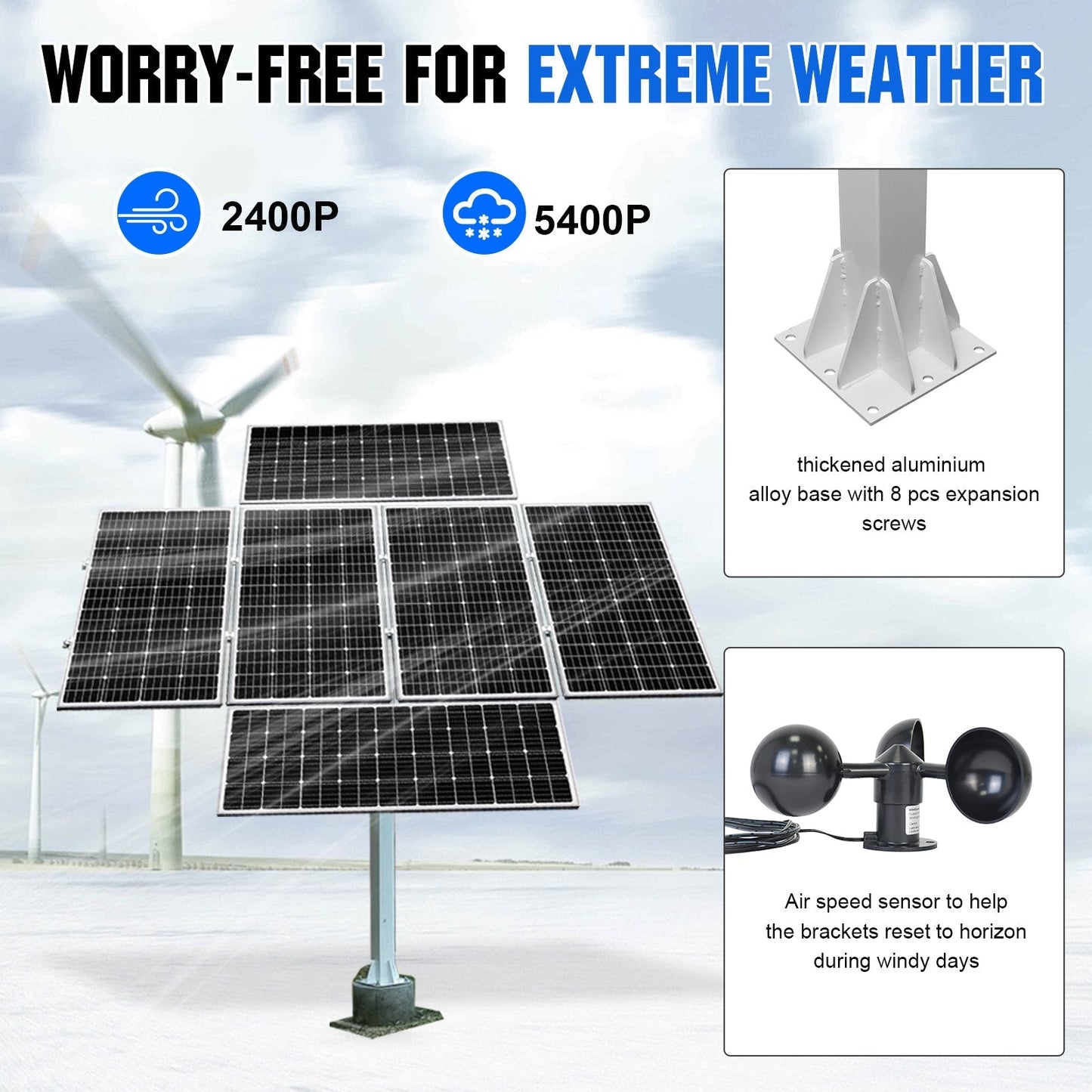 Dual Axis Solar Tracker System
