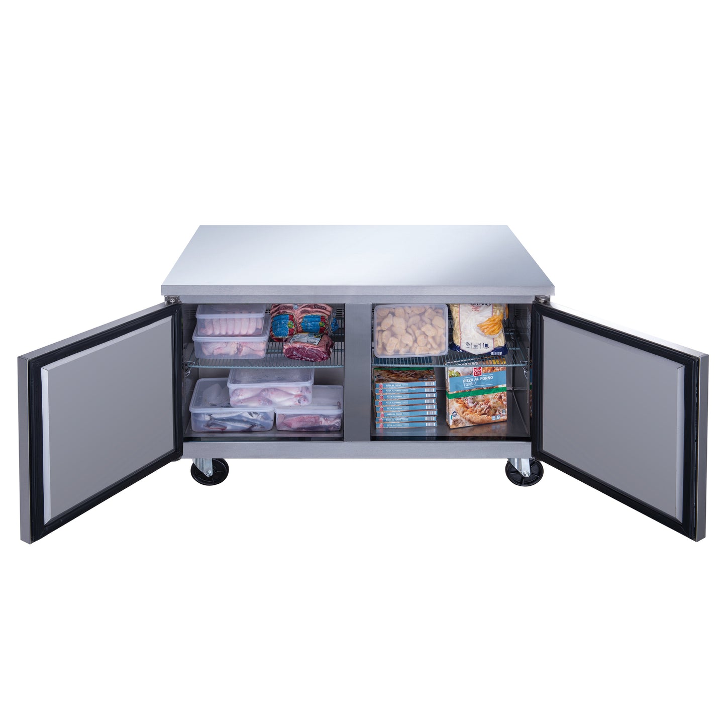 Chef AAA - Commercial 60" Undercounter Worktop Freezer 15.5cu.ft NSF - TUC60F