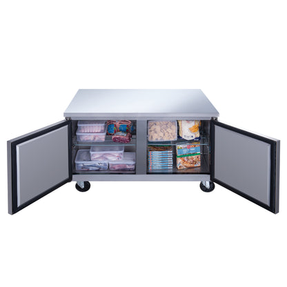 Chef AAA - Commercial 60" Undercounter Worktop Freezer 15.5cu.ft NSF - TUC60F