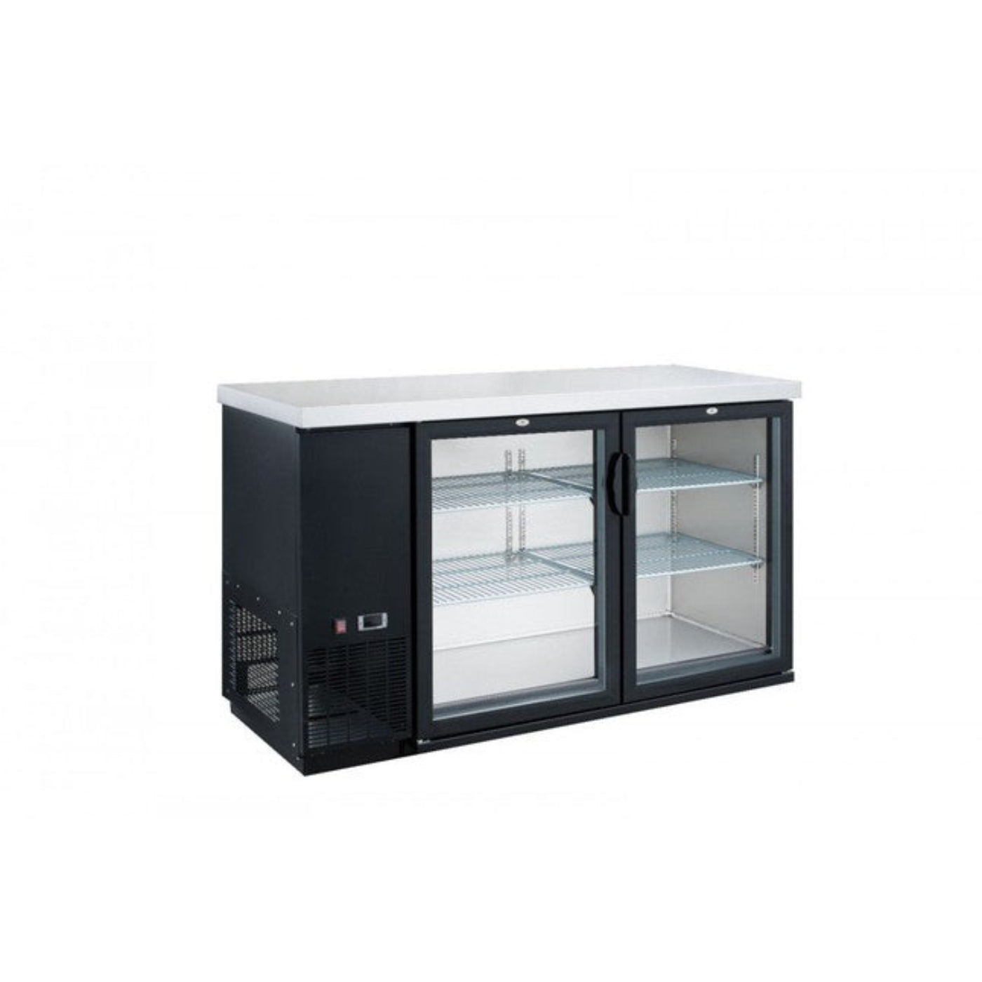 Chef AAA - TBB-48G-HC, Commercial 49" Glass Door Back Bar Refrigerator 11.2 cu.ft. - TBB-48G-HC