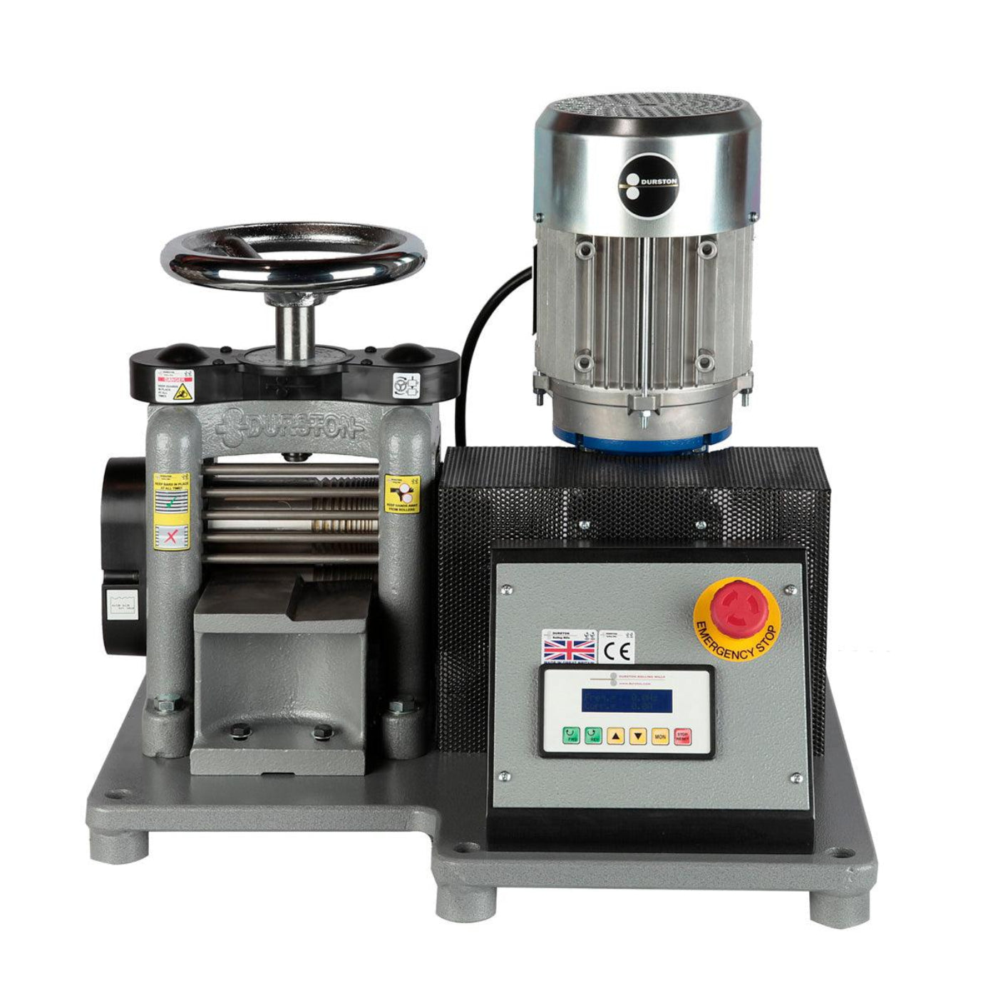 Durston 1087 Power TUI C130 Single Sided 130mm Combo Flat & Wire Rolling Mill 110V - 128.141