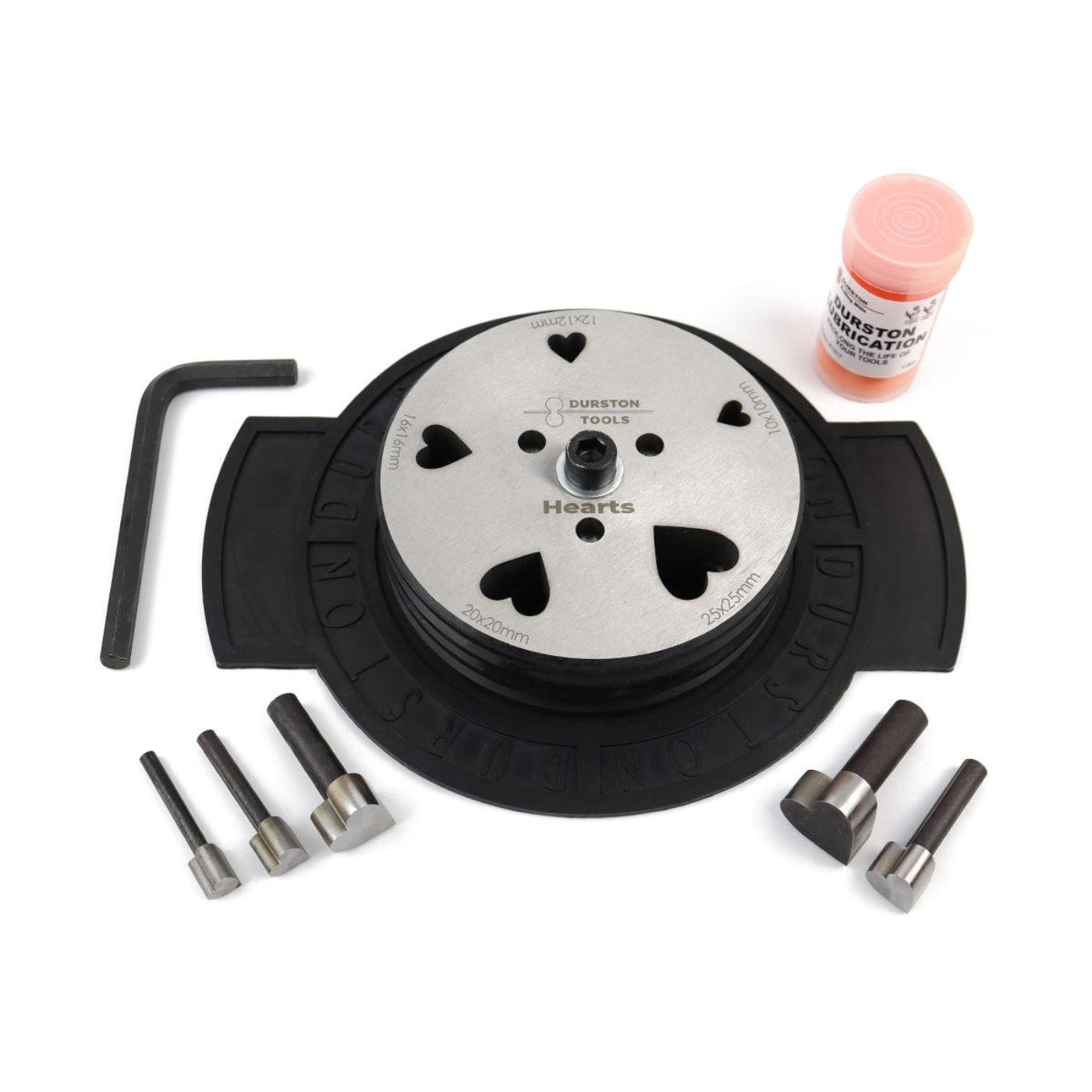 Durston 1219 Heart Disc Cutter Set of 5 Discs - 125.1797