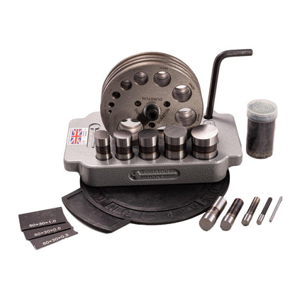 Durston Disc Cutter-Set of 10 Punches in Metric Calibrated Sizes Range: 3mm to 32mm - 125.1769