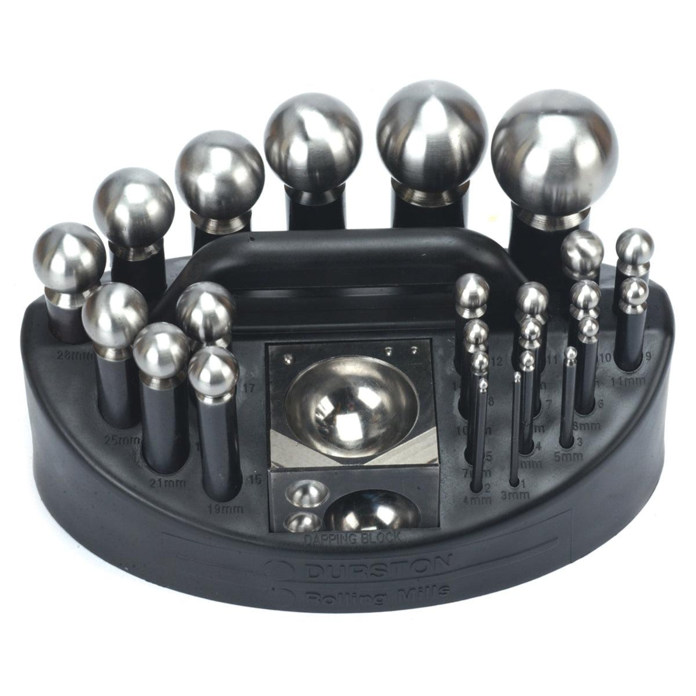 Durston Large 24 Punch Matched Dapping Punch & Die Set - 125.008