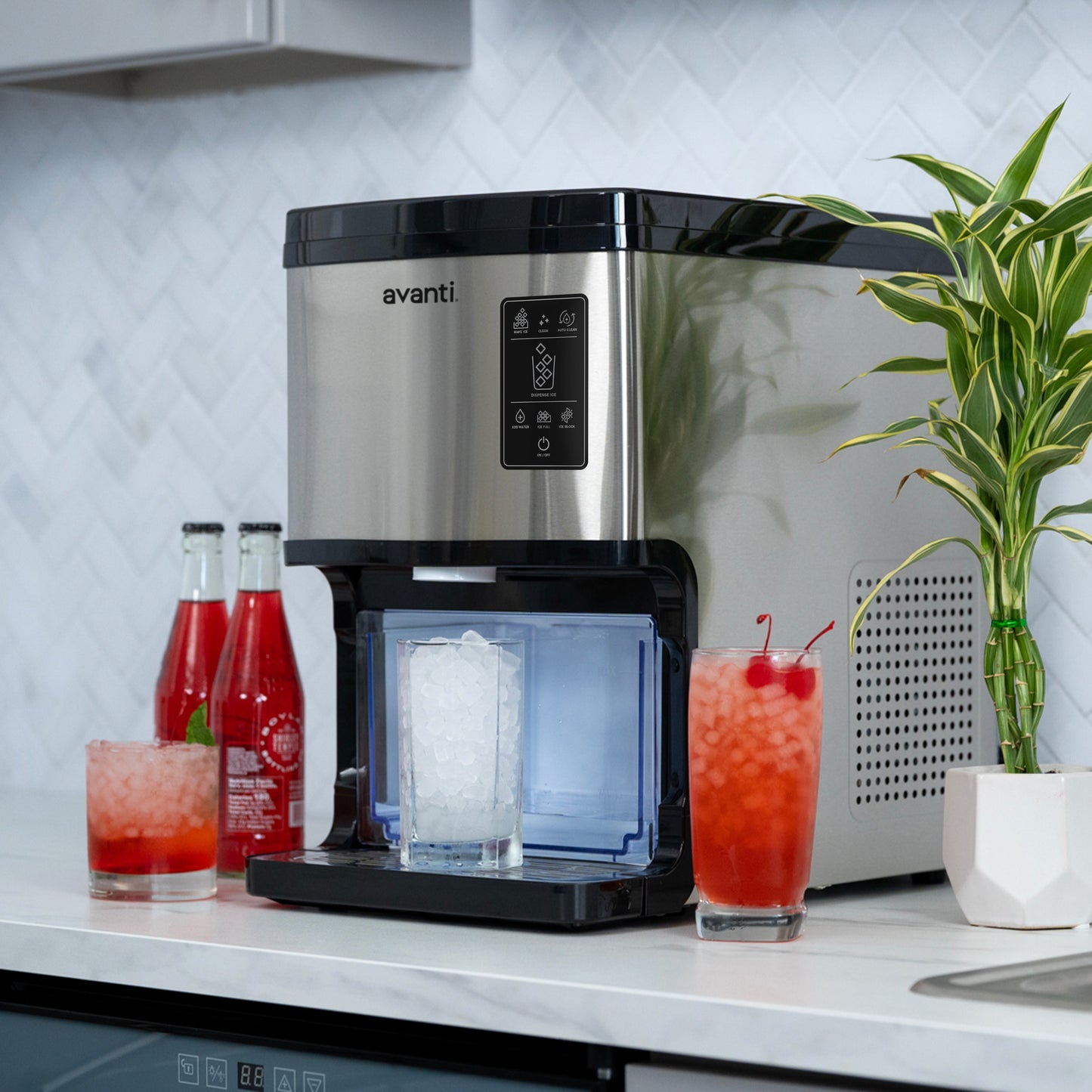 Avanti Digital Nugget Ice Maker with Dispenser - NIMDTS3326S-IS