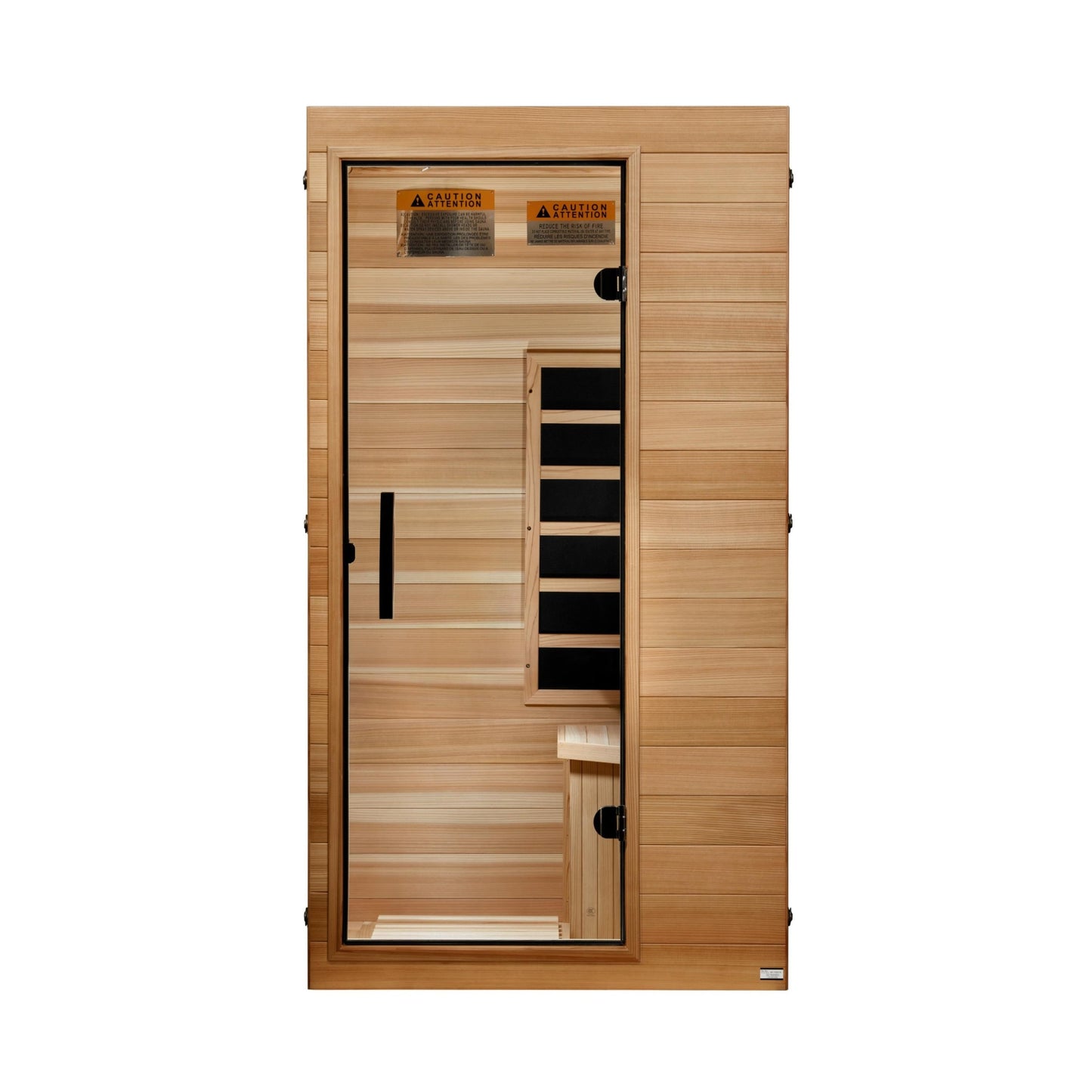 Golden Designs 1 Person (Compact) Ultra Low EMF FAR Infrared Sauna  -
