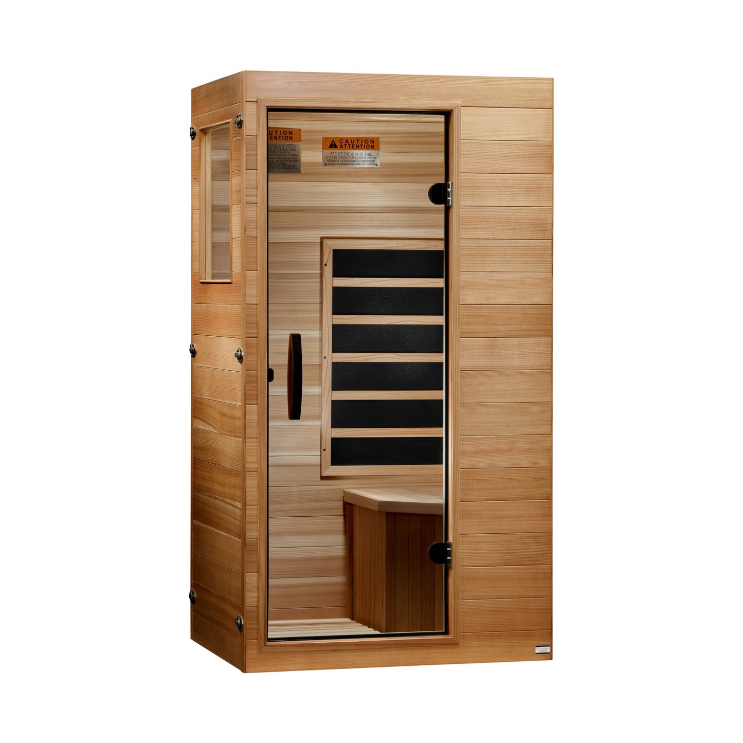 Golden Designs 1 Person (Compact) Ultra Low EMF FAR Infrared Sauna  -