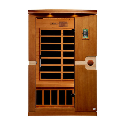 Golden Designs  2 Person Low EMF Far IR Sauna  - DYN-6210-01